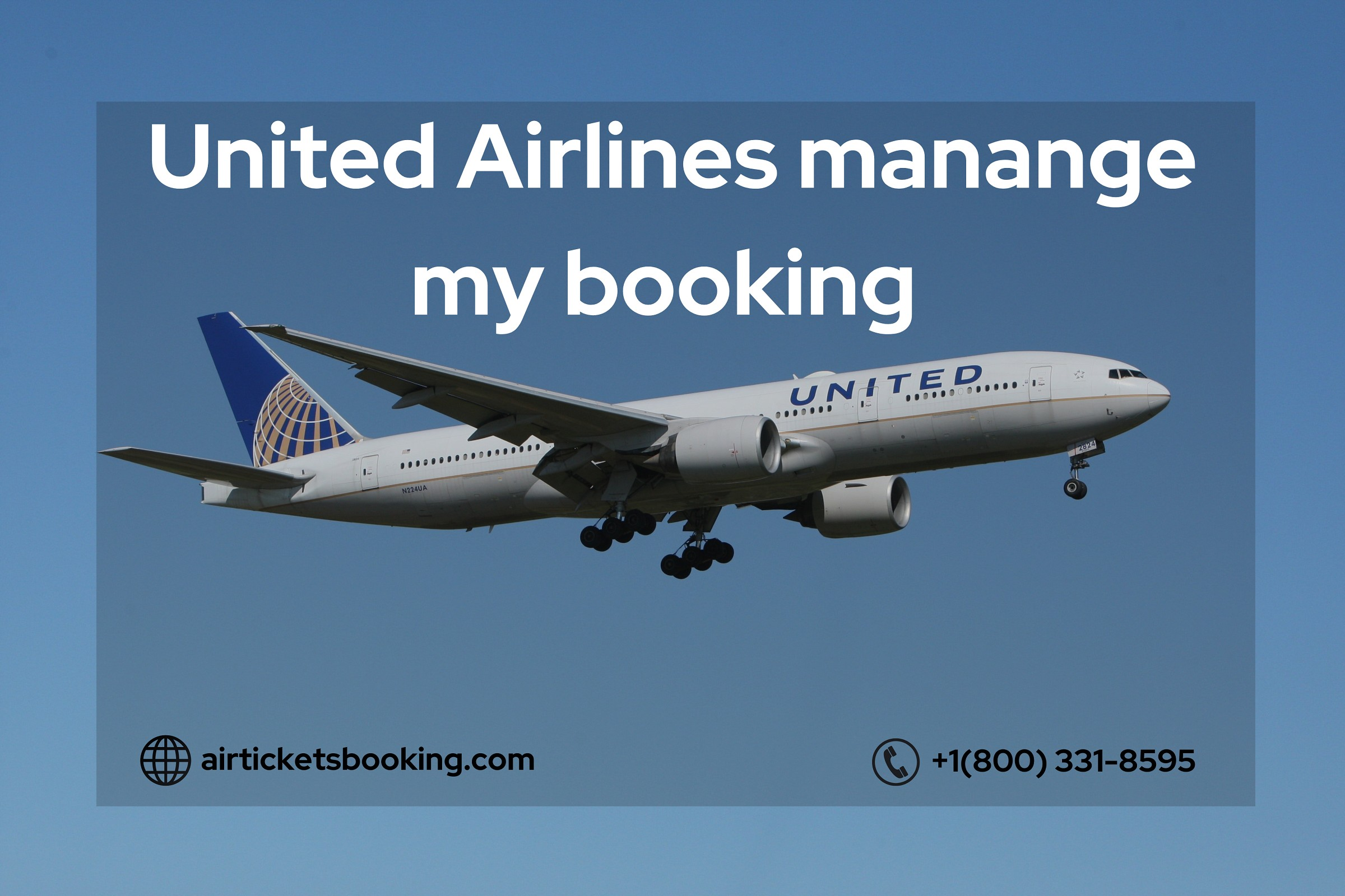 United airline manage flight booking 