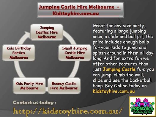 Jumping Castle Hire Melbourne - Kidstoyhire.com.au