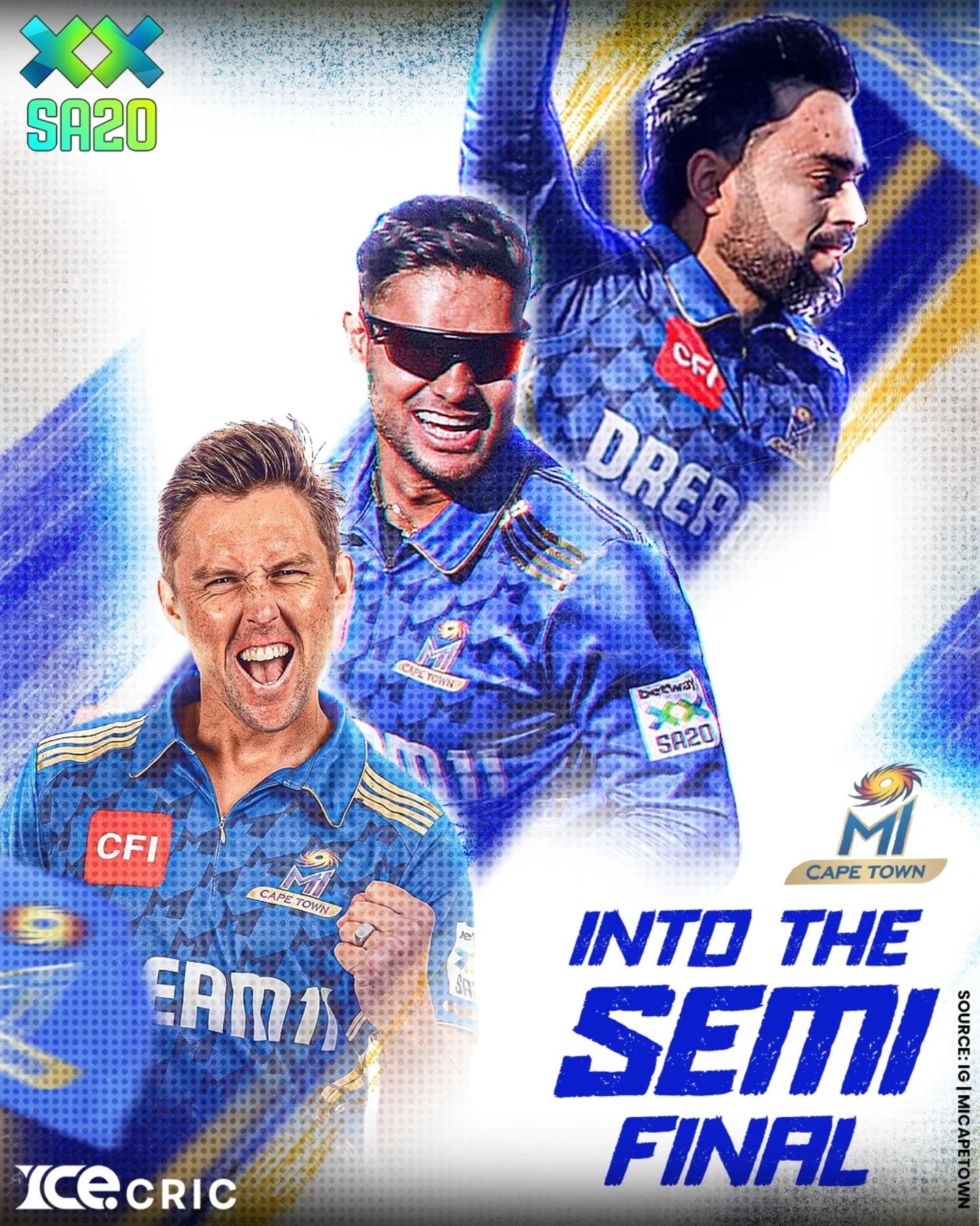 Mi into the Semi Final