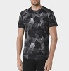 Black Camouflage Short Sleeves Marathon T-shirt