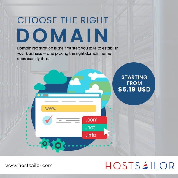Domain Registration: Affordable Domains | HostSailor