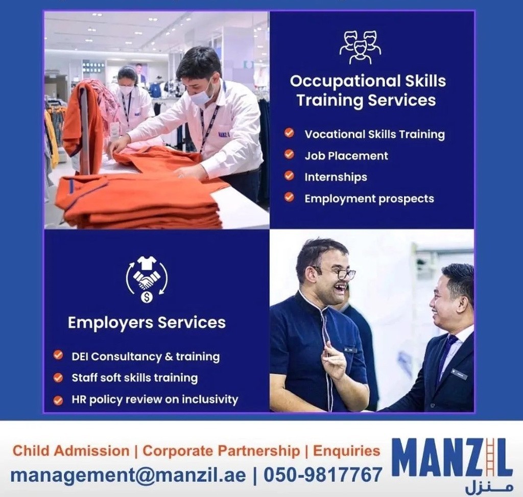 Occupational Skills for Special Needs | at Manzil Center Sharjah