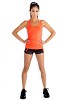 Black and Orange Women’s Funky Running Clothing Set
