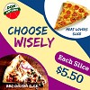 Choose wisely yummy pizza slice! -  Don Antonio,  Preston