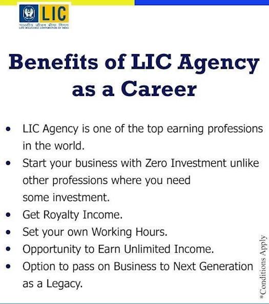 Join Most Recognized Insurance Company LIC as Agent in West Enclave