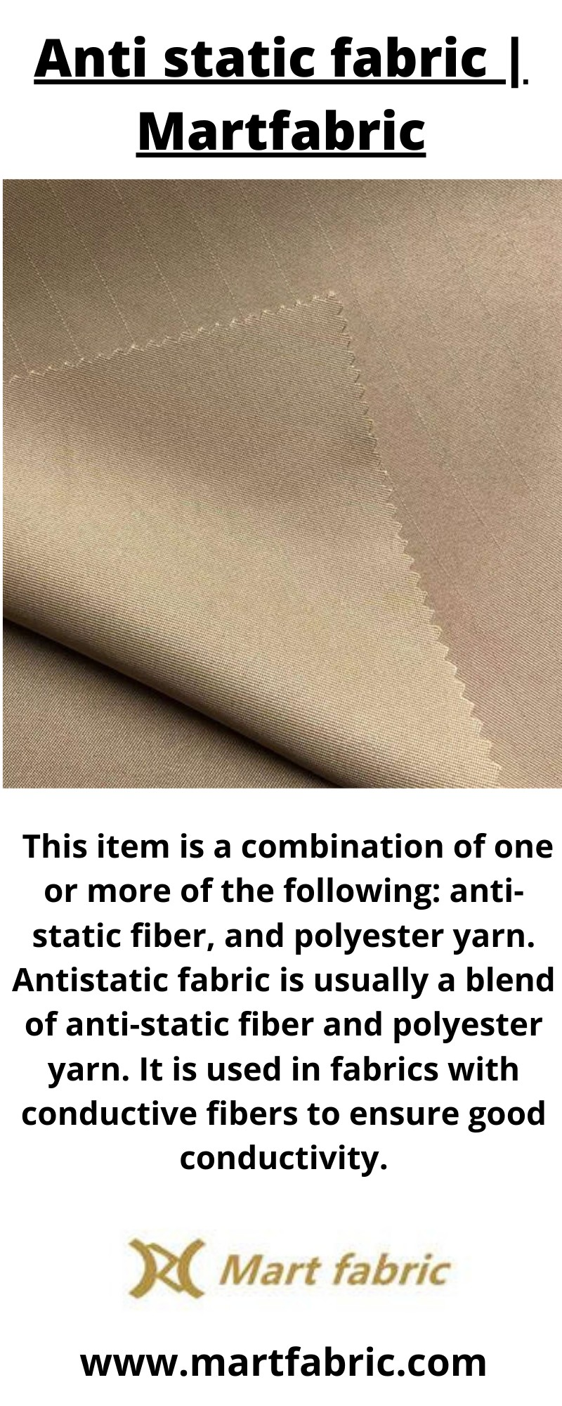 Anti static fabric | Martfabric