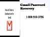 Manage your Gmail account back up with 1-888-910-3796 Gmail password recovery