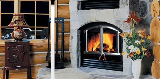 Buy New Wood fireplace in Winnipeg with Flame & Comfort