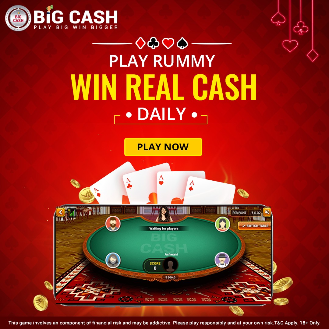 Rummy Game Play on Big Cash