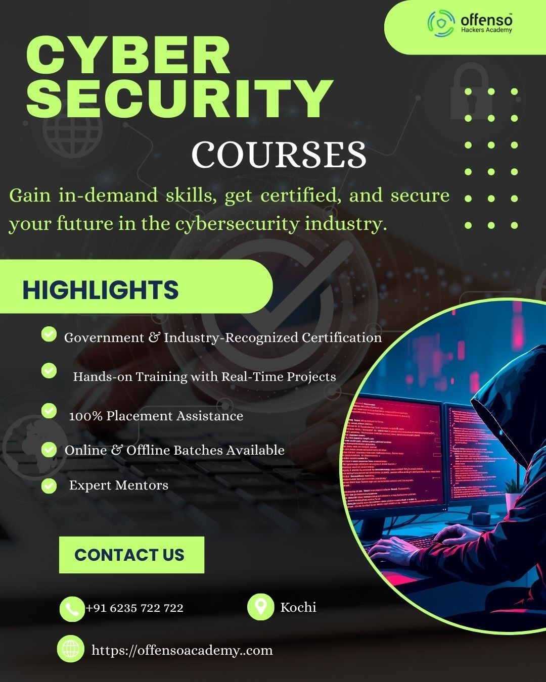 Join the Best Cyber Security Course in India – 100% Placement Support