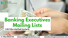 Expand youre business and generate more revenue with Banking Executives Mailing Lists
