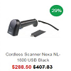 Cordless Scanner Nexa NL-1800 USB Black
