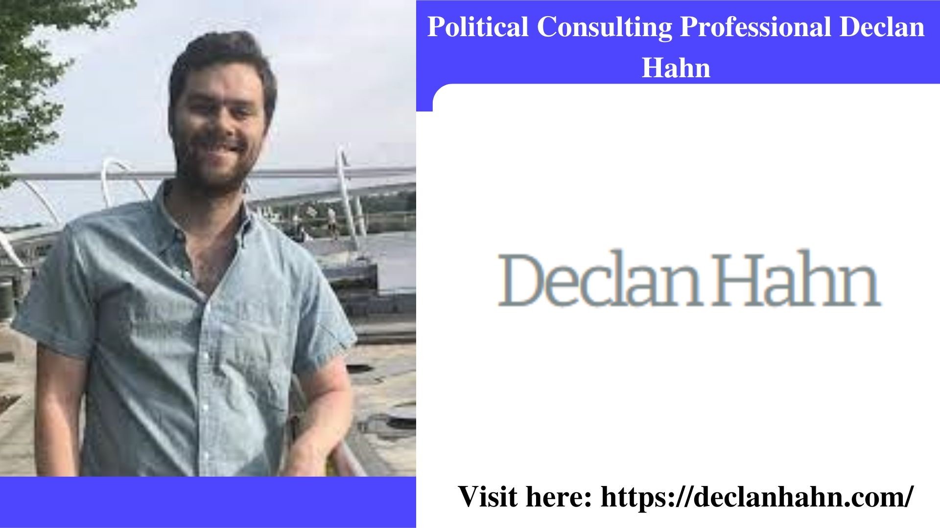 Declan Hahn Washington DC - Self Employed - Political Consultant