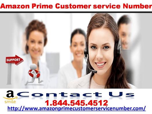 Use Amazon Prime Customer Service Number 1-844-545-4512 to tackle your issues