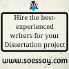 Best experienced writers for your Dissertation project