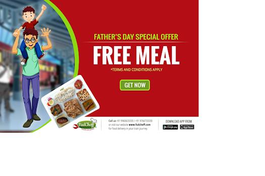 Father’s Day Offer, Get Absolute Free Meal - FudCheff