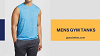 Cool and Trendy Mens Gym Tops Only at Gym Clothes 