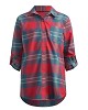 Cropped Checked Girls’ Flannel Shirt