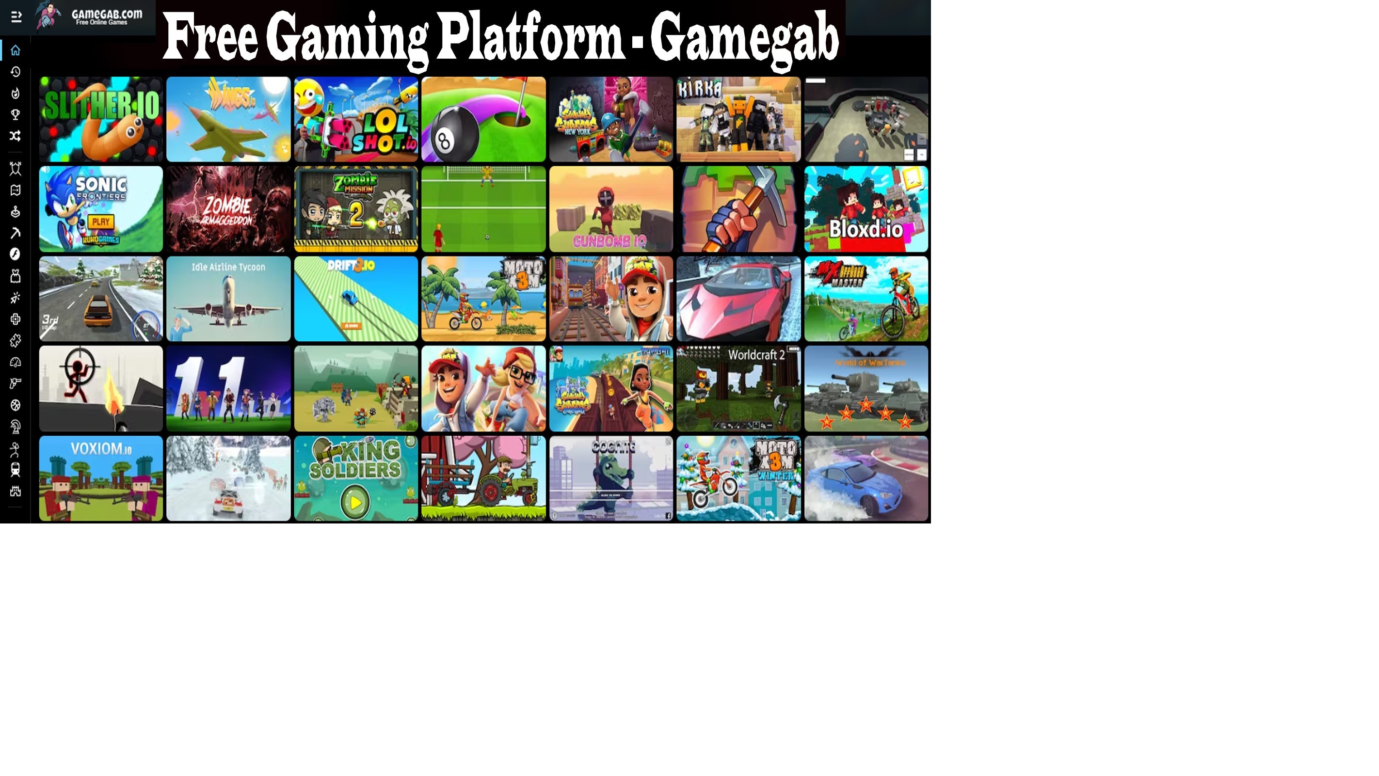 Free Gaming Platform - Gamegab