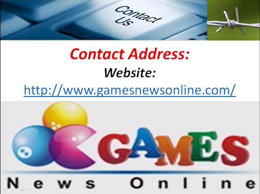 Online Latest Games News at Gamesnewsonline.com