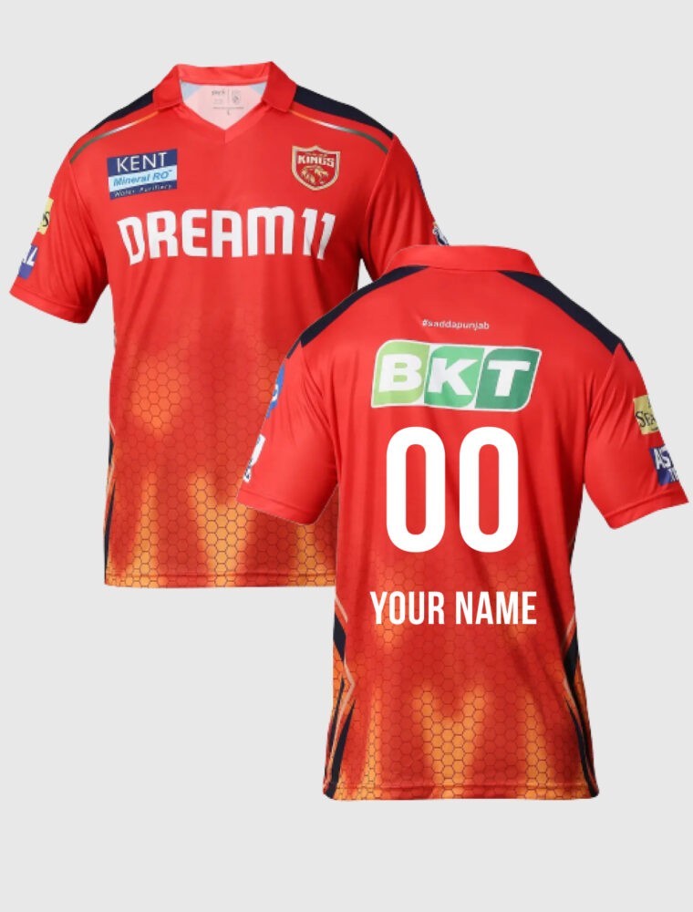 Punjab Kings IPL 2025 T-Shirt – Sher Squad Pride