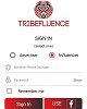 Check out the new Tribefluenceapp sign and design with Facebook login