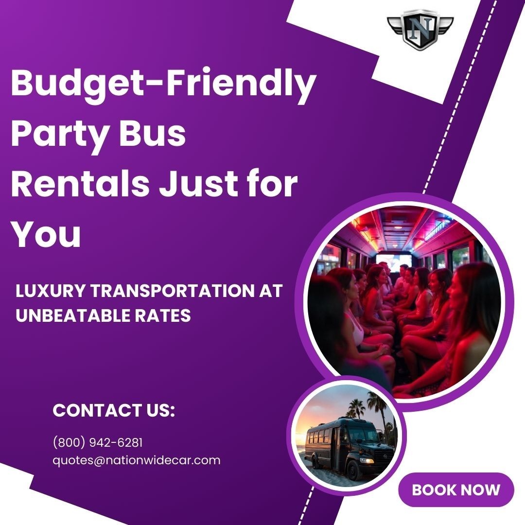 Affordable Party Bus Rental Near Me