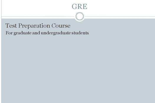GRE_Course