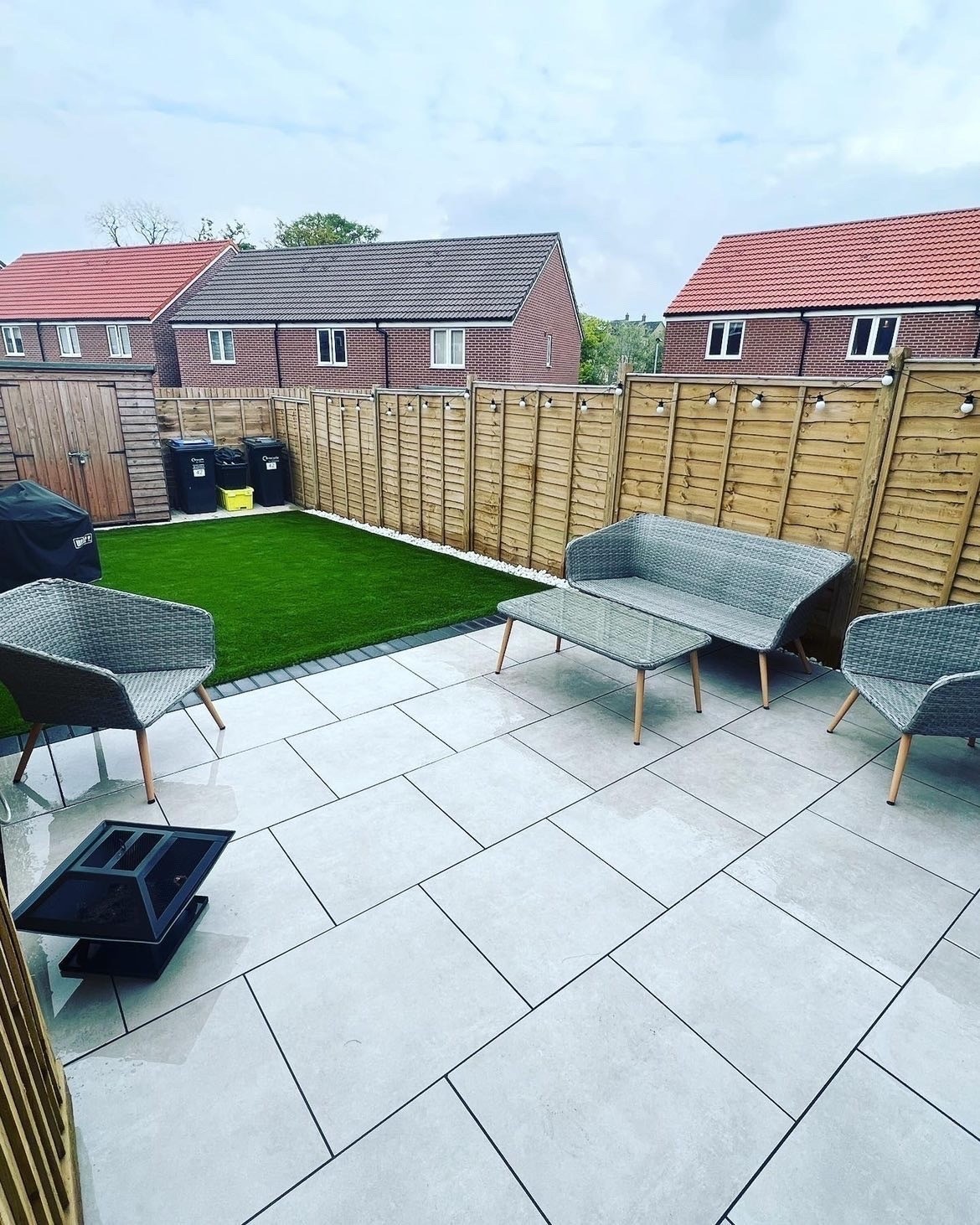 Outdoor Porcelain Paving Installation at Royale Stones
