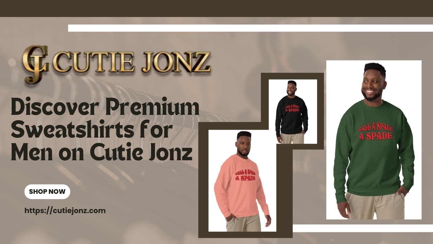 Discover Premium Sweatshirts for Men on Cutie Jonz