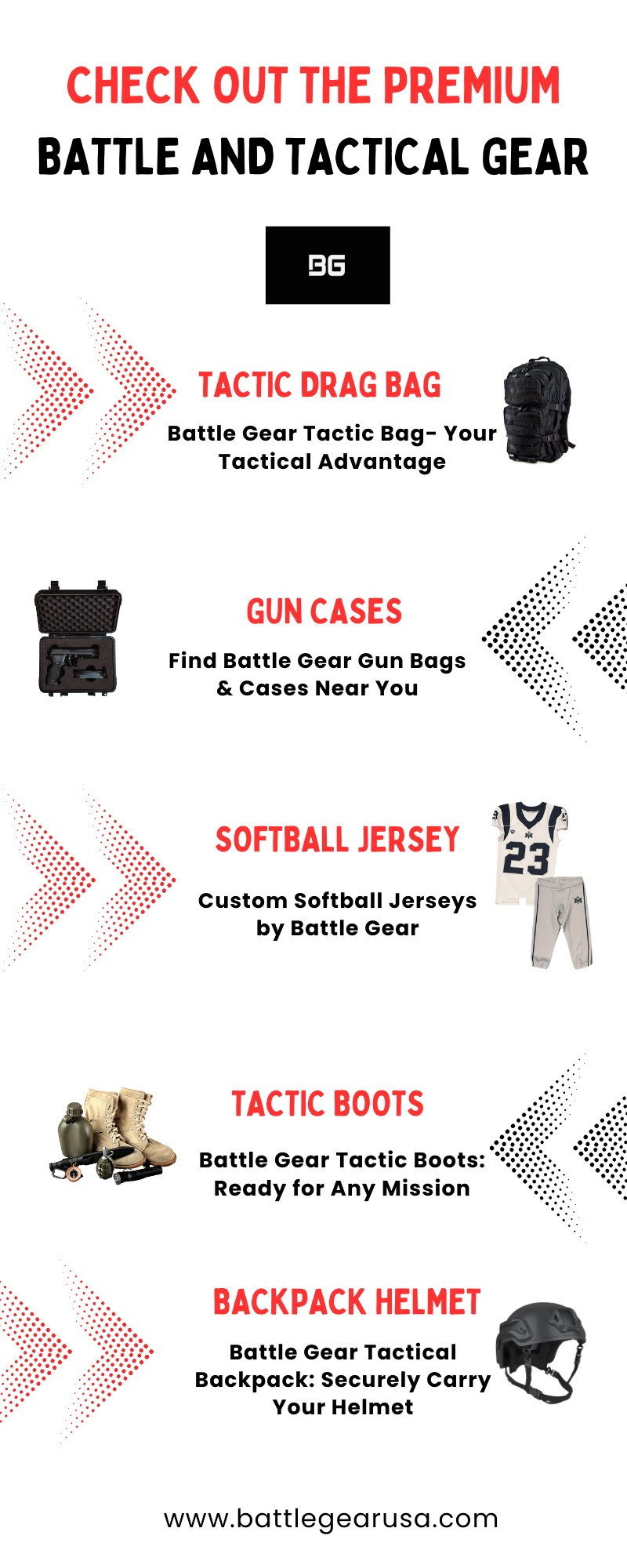 Battle Gear USA Products