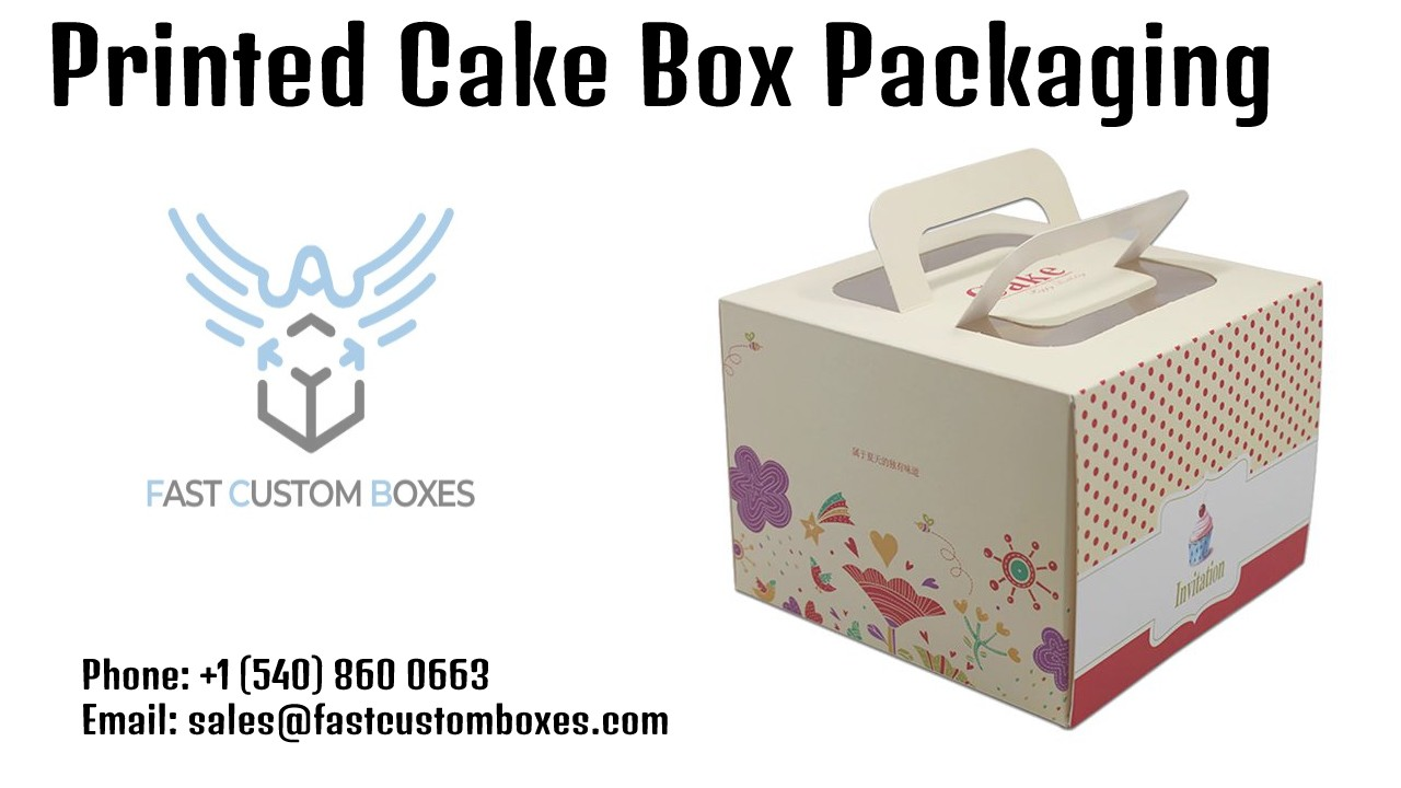 Custom Printed Cake Boxes