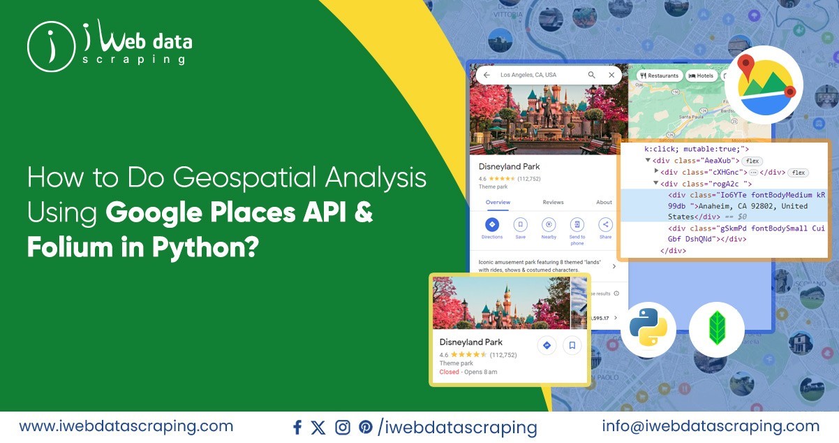 How To Do Geospatial Analysis Using Google Places API & Folium In Python