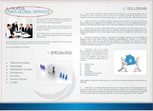 MEA Global Services Web Site 