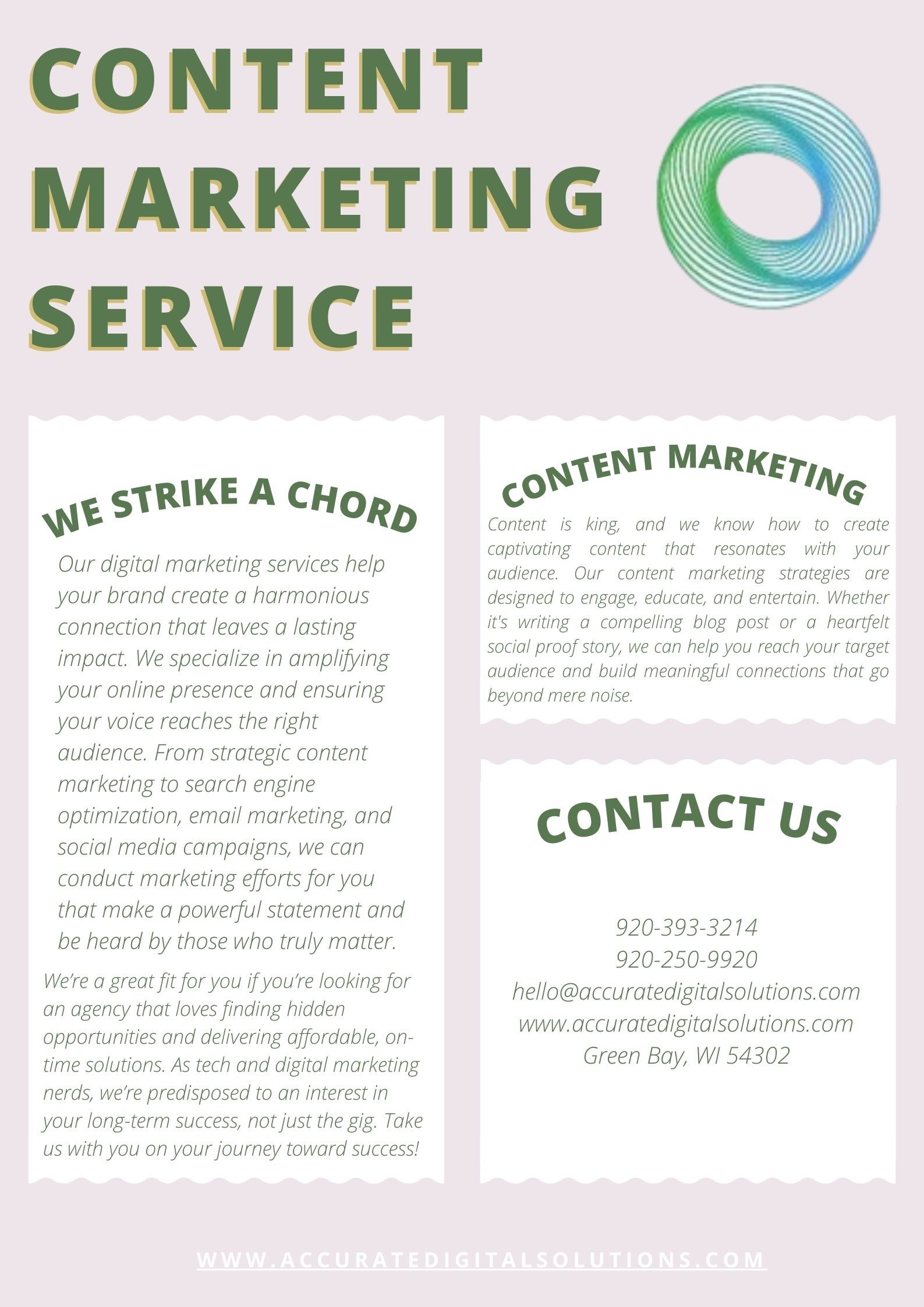 Content Marketing Service - Accurate Digital Solutions