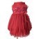 Maroon Rosette Party dresses for girls at Faye Store
