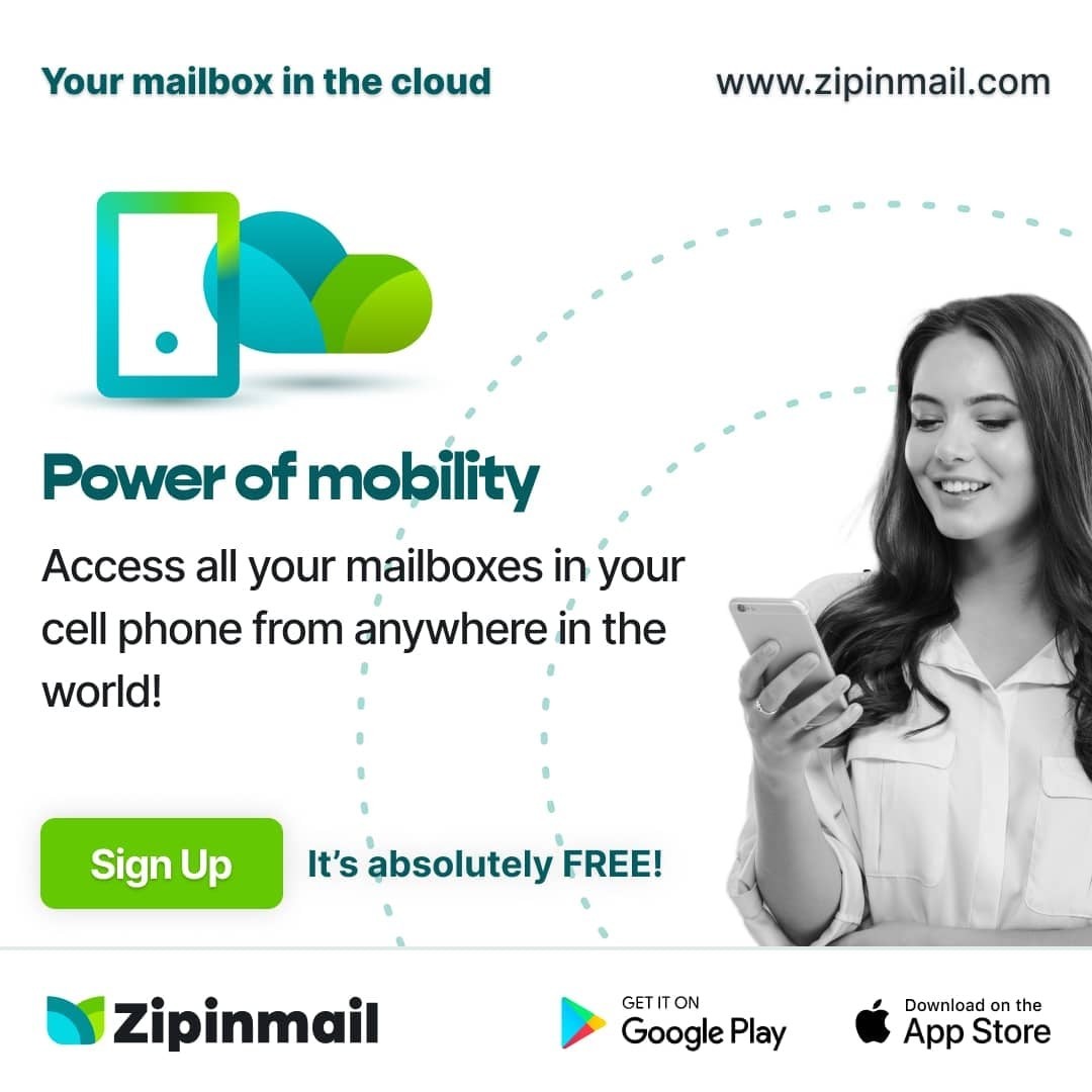  All-in-one virtual mailbox Service - Zipinmail