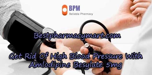 Get Rid Of High Blood Pressure With Amlodipine Besylate 5mg