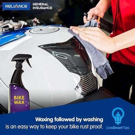 Easy way to keep your bike rust proof - Reliance General Insurance