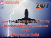 Low- Fare Medical facilities by Panchmukhi Air Ambulance from Mumbai to Delhi