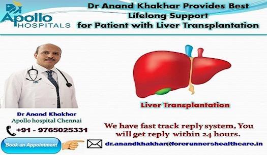 Dr Anand Khakhar Provides Best and Lifelong Support for Patient with Liver Transplantation