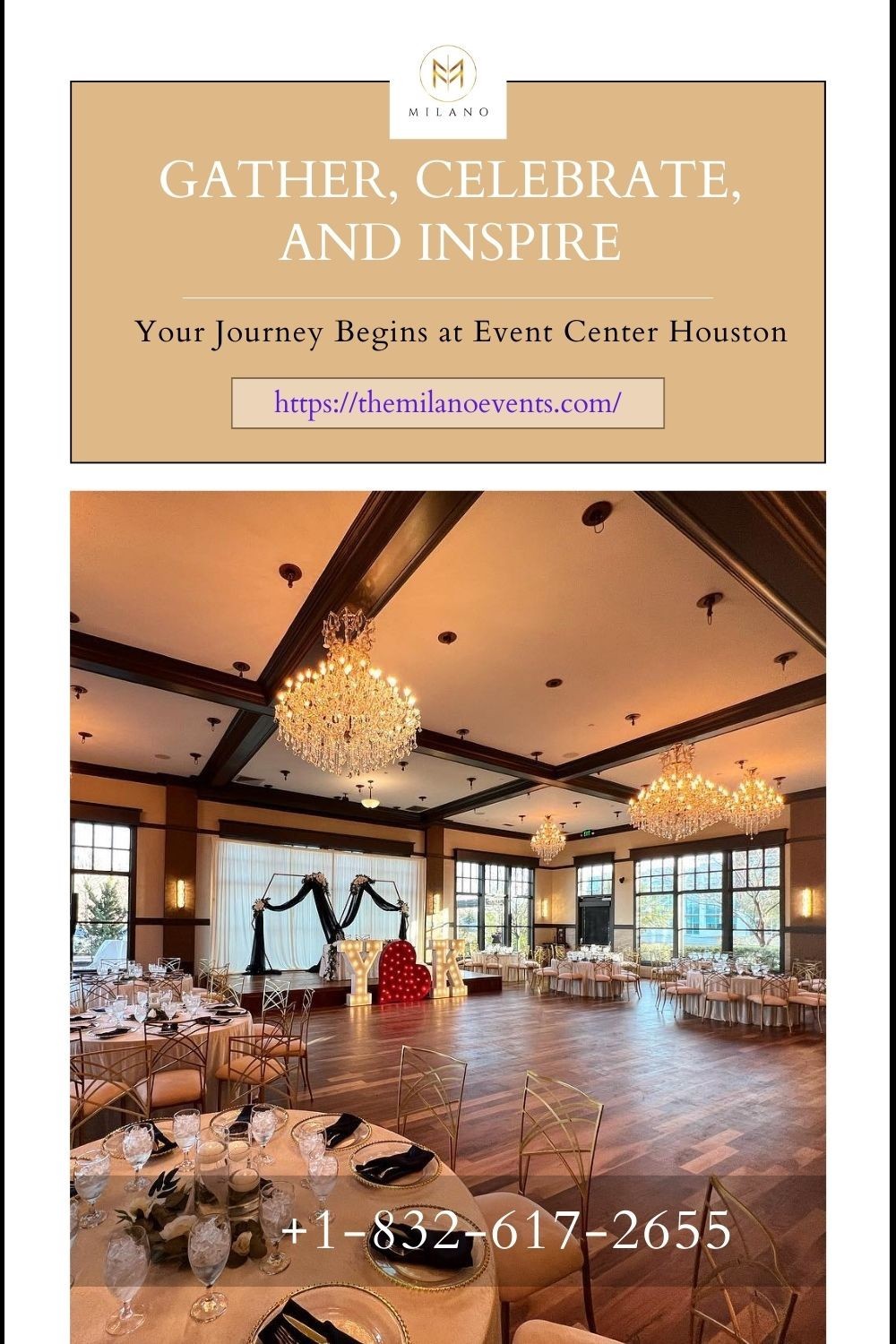 Gather, Celebrate, and Inspire: Your Journey Begins at Event Center Houston