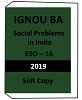 IGNOU BA Social Problems In India ESO 16 - Download Version