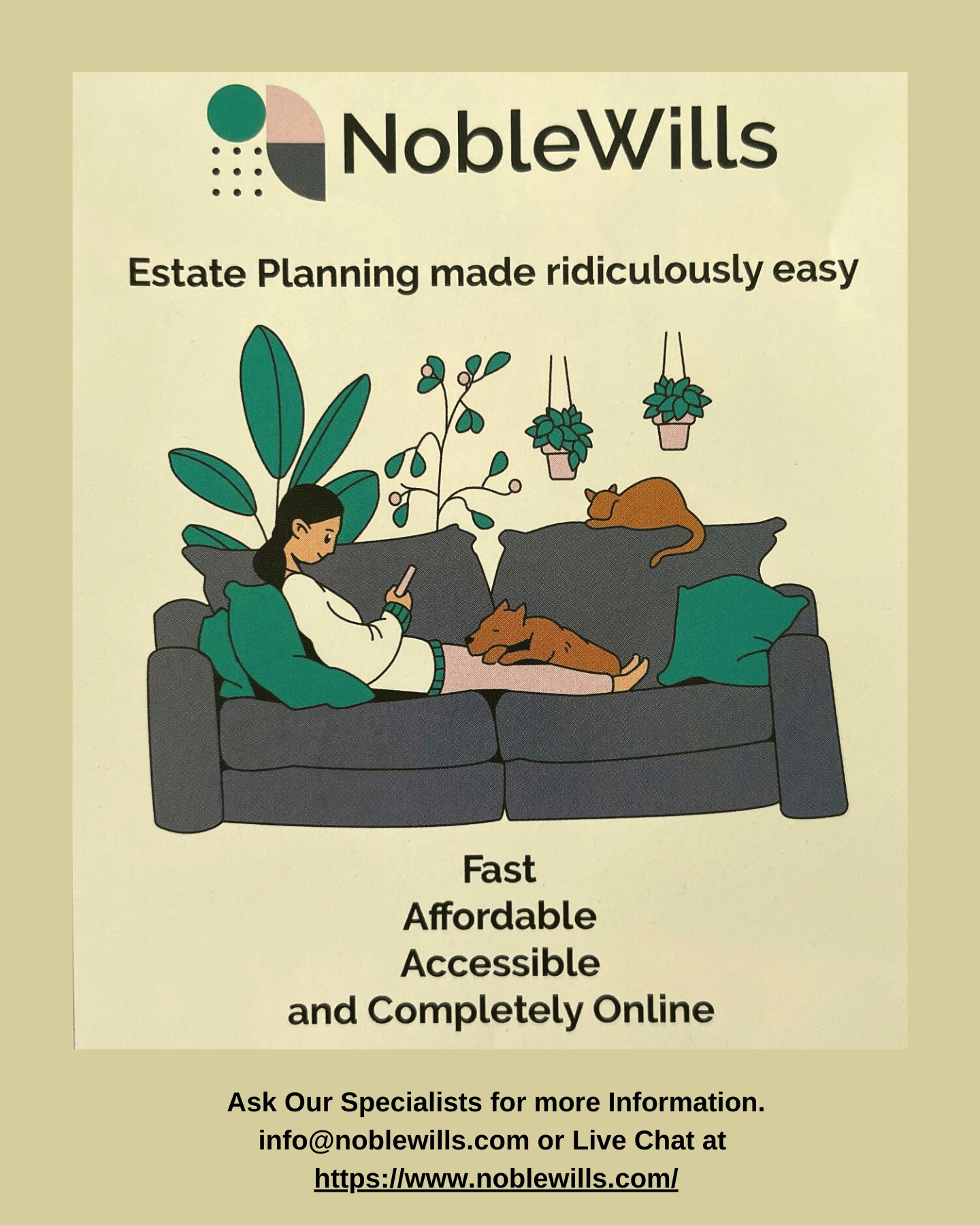 Online Wills for Estate Planning made ridiculously easy! NobleWills