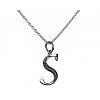 Stylish Alphabet Diamond Pendant Online - Jewelslane
