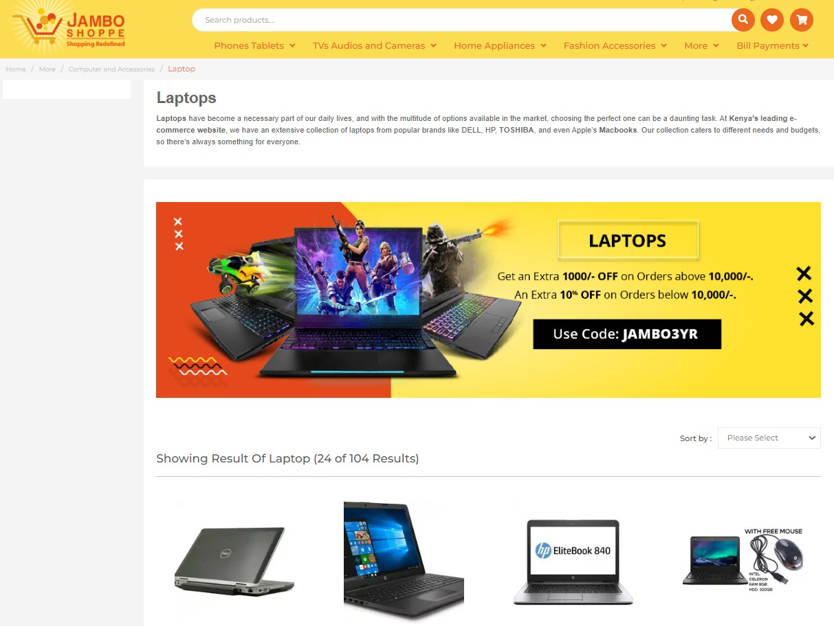 Unleash Productivity with the Best Laptops in Kenya | Jamboshop