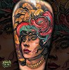 Colour Neo Traditional Tattoo