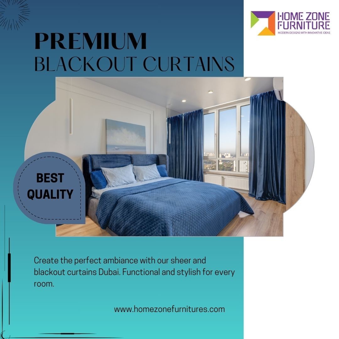 Premium Blackout Curtains in Dubai | Home Zone Furniture