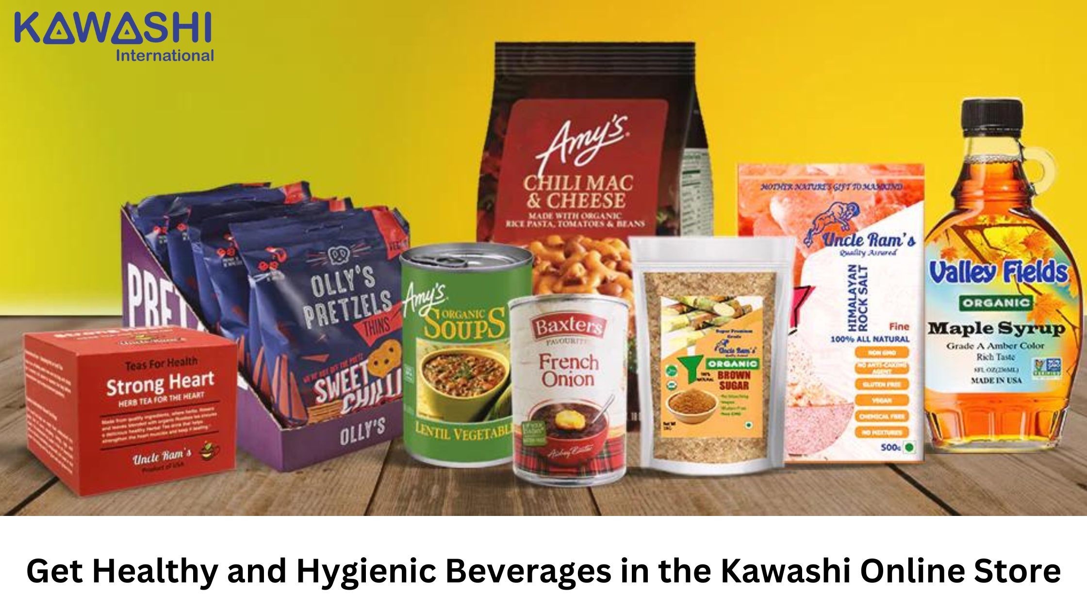 Get Healthy and Hygienic Beverages in the Kawashi Online Store