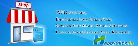 Retail Billing Software, Retail POS, GST Retail ERP POS- Happy Click Chennai India